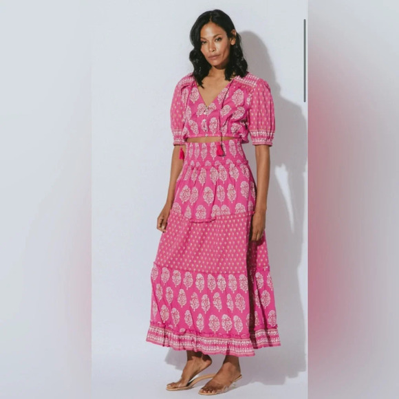 NEW Clebella Lilo Top, Mix Block Print, Size Small, sold out online ! - Picture 2 of 7